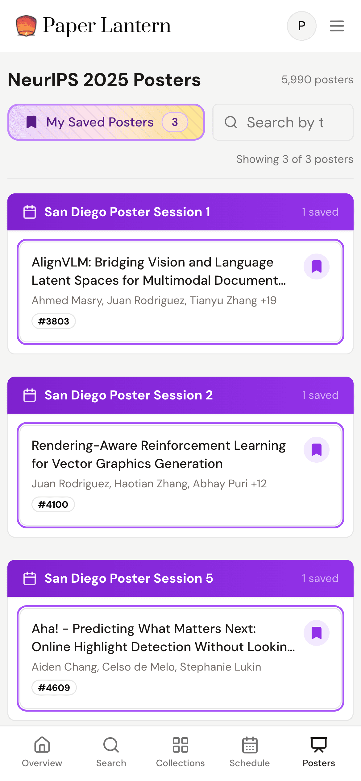 Poster Session HQ